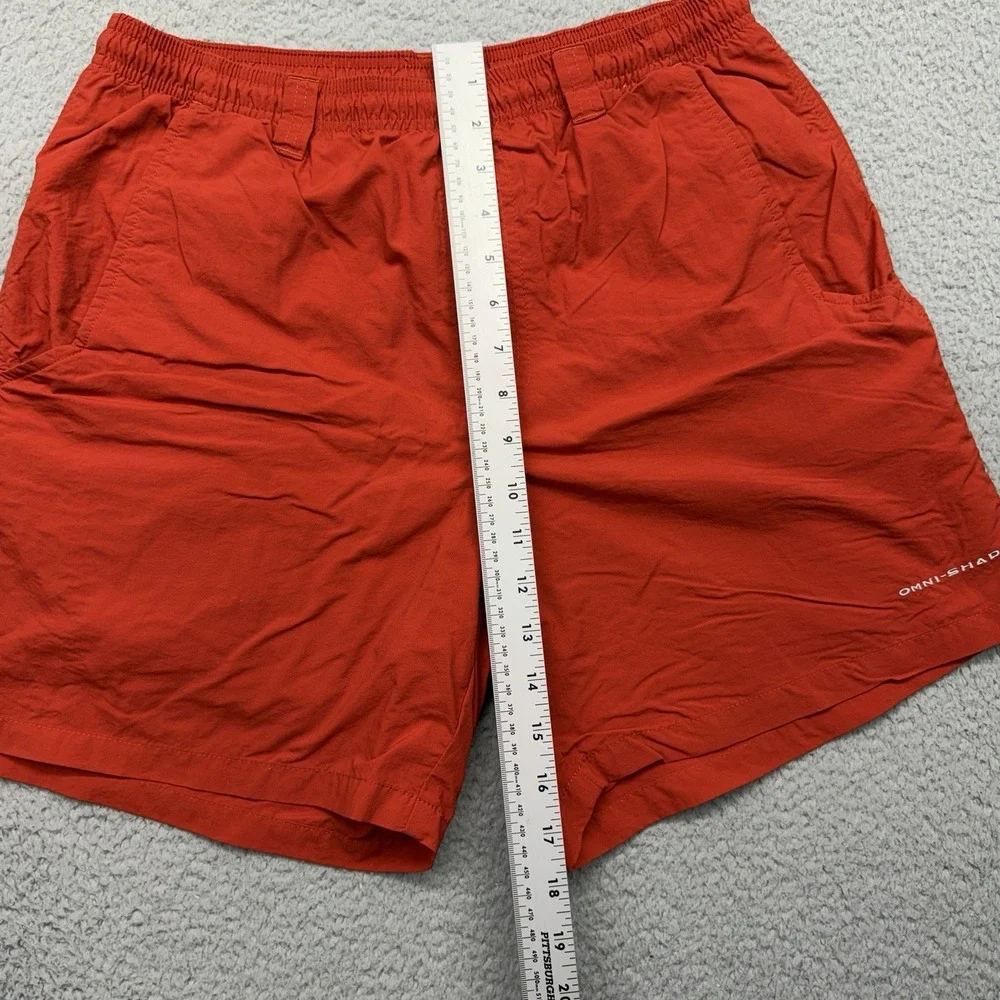 Columbia PFG FM4009 Mens Small 6L Red Backcast III Omni-Shade Water Shorts